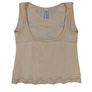 Ilusion Body Reduction Firm Control Open Bust Torsette Size XL Nude Sleeveless
